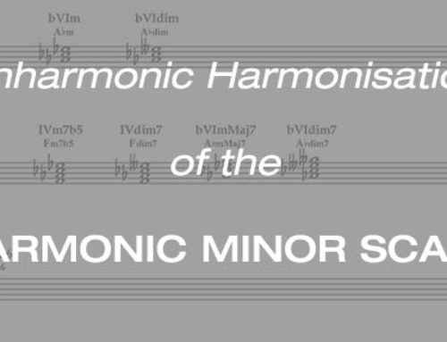 The Enharmonic Harmonization of the Harmonic Minor Scale