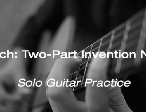 Bach: Two-Part Invention No1